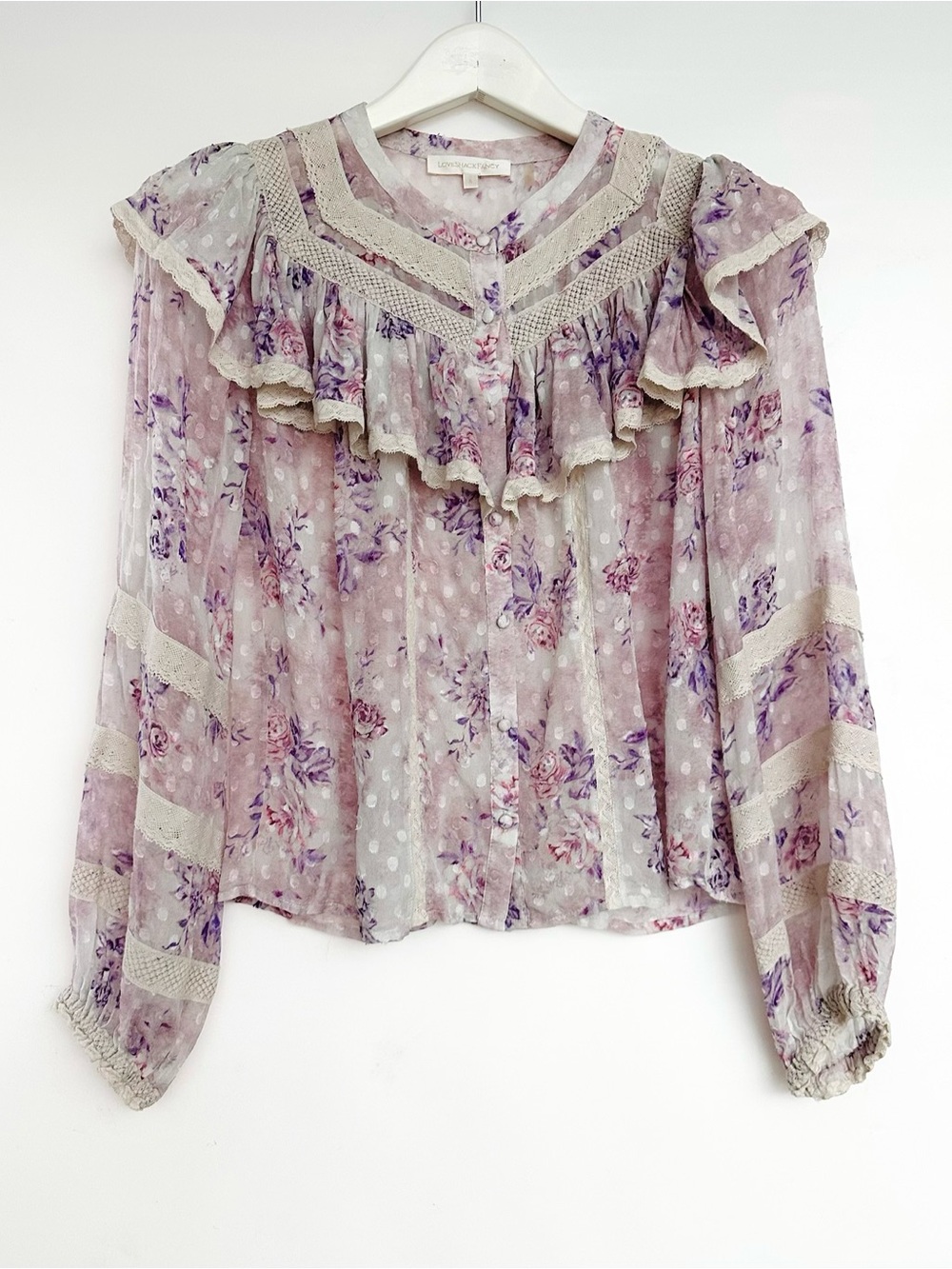 LoveShackFancy SILK Blouse